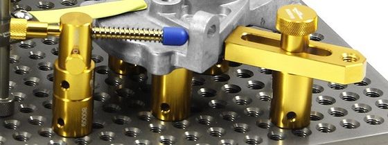 Precision Aluminum Fixture Components Kit for CMM (108 Pieces) – Includes Baseboard, Springs, Rods