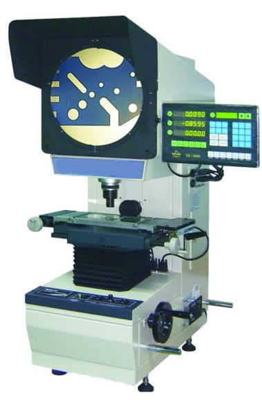 High Precision Optical Profile Projector with 0.5 µm Resolution, 200 mm Range, and DC-3000 Digital Readout System